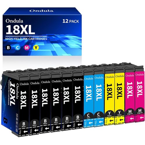 18Xl Multipack Cartouche D'Encre Pour Epson 18 Xl Pour Epson Expression Home Xp 322 Xp-202 Xp-205 Xp-212 Xp-215 Xp-225 Xp-30 Xp-302 Xp-305 Xp-312 Xp-315 Xp-102 Xp-325 Xp-402 (Paque[Cartouche833]