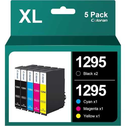 T1295 Lot De Cartouches D'Encre Compatibles Avec Epson T1291 T1292 T1293 T1294 Pour Workforce Wf-3520 Wf-3540 Wf-7525 Wf-7515, Stylus Sx235W Sx425W Sx445W Sx535Wd, Stylus Office Sx[Cartouche2173]