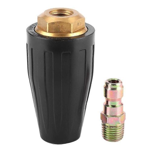 Buse turbo pour nettoyeur haute pression 3600PSI 1/4 po buse de pulvérisation rotative Outil de nettoyage à connexion rapide2.5 GPM