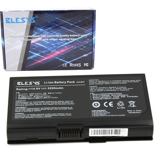 A42-M70 Batterie pour ASUS M70 M70V X71 X71SL X71Q X72 G71 G71G Series Laptop 14.8V 4400mAh