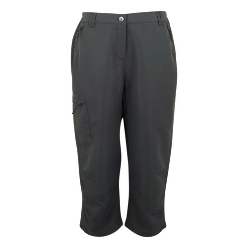 Pantacourt Trekking Randonnée Regatta Chaskacarpiiii Gris Anthracite Foncé S
