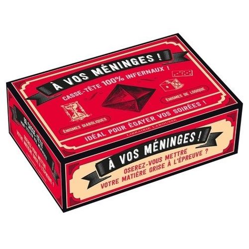 A Vos Méninges - Avec 60 Cartes De Casse-Tête Et D'énigmes Diaboliques