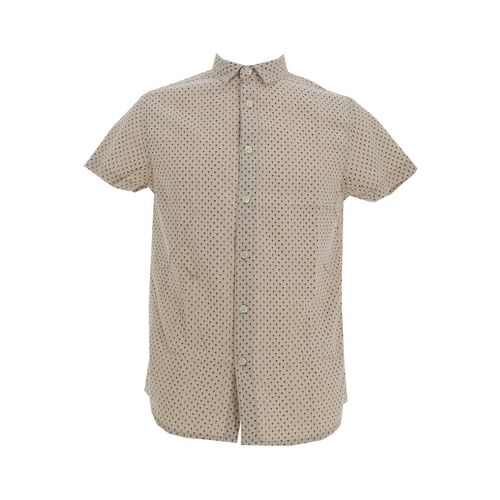 Chemise Manches Courtes Deeluxe Pagos Sh M Beige S