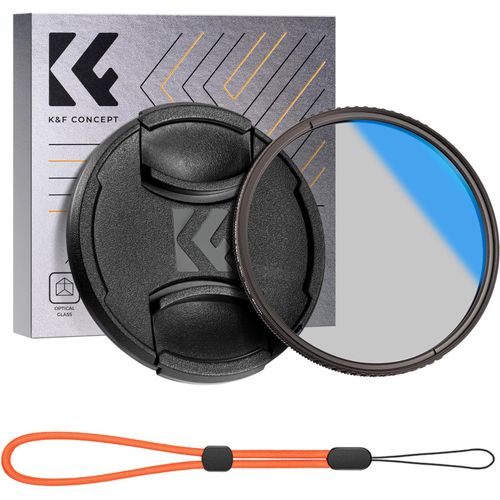 52mm Filtre polarisant CPL et Bouchon et Courroie pour Objectif Appareil Photo (K Série)