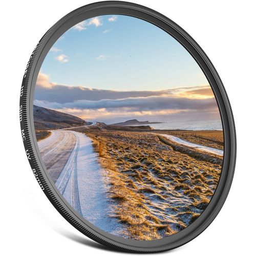 Filtre UV 82 mm, 16 Couches Multicouches, Verre Optique HD, Cadre en Alliage d'aluminium Ultra Fin, Filtre de Protection Contre Les ultraviolets pour Appareil Photo Canon Nikon Sony