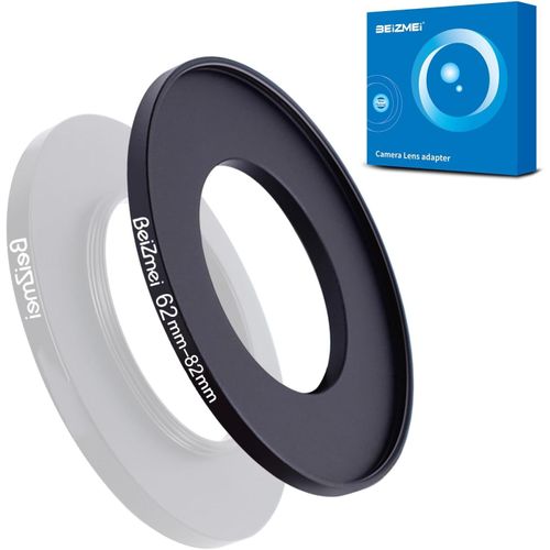 Filtre adaptateur de 62 mm à 82 mm compatible avec tous les objectifs 62 mm UV,ND, CPL,filtre, 62 mm lentille to 82 mm appareil photo filtre (62-82 mm)