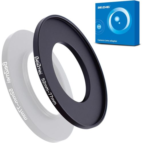 52 mm à 77 mm anneau adaptateur pour filtre de caméra, compatible avec tous les objectifs de 77 mm UV,ND, CPL filtre, 52 mm, lentille à 77 mm