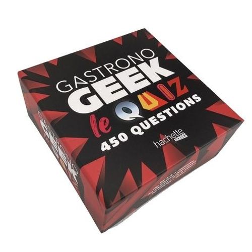 Gastronogeek : Le Quiz - 450 Questions - Avec 180 Cartes, 4 Pions Et Un Plateau De Jeu