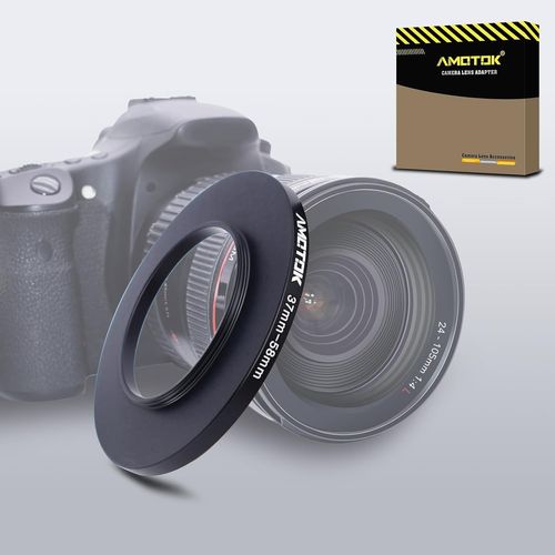 37mm d'objectif de à 58mm Adaptateur d'objectif de,Bague d'adaptation de Filtre de 37mm à 58mm Compatible avec Tous Les Accessoires de Filtre de 58mm