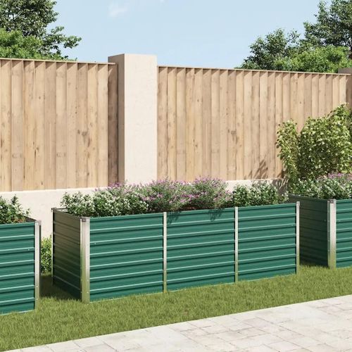 Prolenta Premium - Lit Surélevé De Jardin Acier Galvanisé 240x80x77 Cm Vert