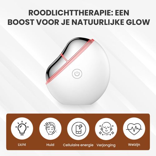Mvolo® Ems Skinsculpt - Outil De Beauté Gua Sha Pour Les Soins De La Peau - Rajeunissement Et Anti-Âge - Production De Collagène - Thérapie Par Lumière Rouge - Photothérapie Led