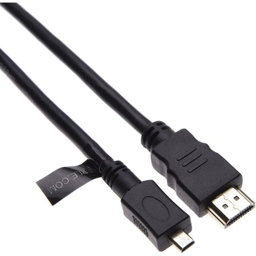 Micro Hdmi Vers Hdmi Câble Adaptateur Compatible Avec Canon Powershot G7 X, G9 X, Ixus 285 Hs, Ricoh Wg 20 30 30W 4 5, Dbpower 1080P, Gopro Hero 6, 5, 4 Black, 4 Silver, 3+, 3[Cable08199]