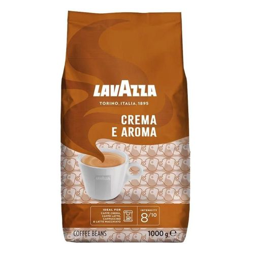 Café En Grains Lavazza Crema E Aroma - 1 Kg, Arabica & Robusta