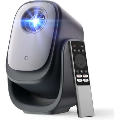 MONDODIGITALE-N2Mini Vidéoprojecteur Avec Stand Réglable, Sous Licence Le Netflix, Native 1080P, Dolby Audio, Wi-Fi 6 Et Bluetooth 5.2, Mise Au Point Automatique, Correction Automatique Du Trapèze