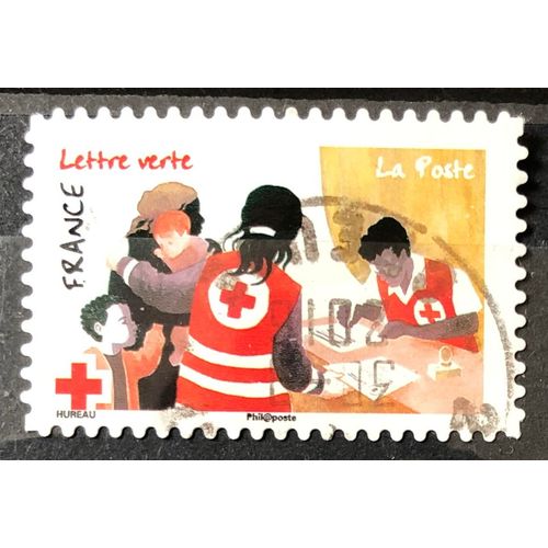 Croix Rouge 2016 - Croix Rouge En Action - Aide Administrative (Joli N° 1274) Obl - France Année 2016 - Brn83 - N33475
