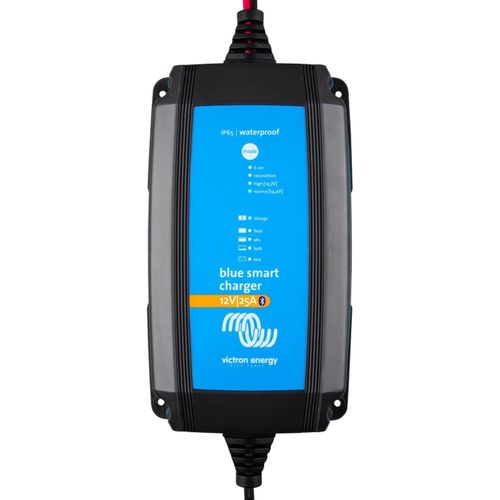 MONDODIGITALE-Blue Smart Ip65 12-Volt 25 Amp 230V Chargeur De Batterie, Bluetooth (Cee 7/17)