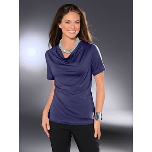 T-Shirt Féminin Élégant Col Bénitier - - Mûre