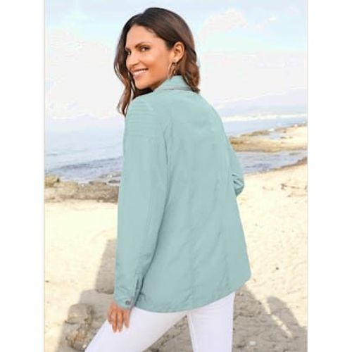 Parka Nombreuses Poches Pratiques - - Vert Jade