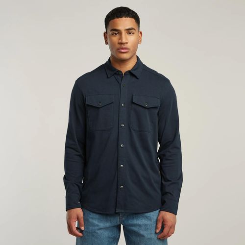 Chemise Jersey Marine Pockets - Bleu Foncé - Hommes