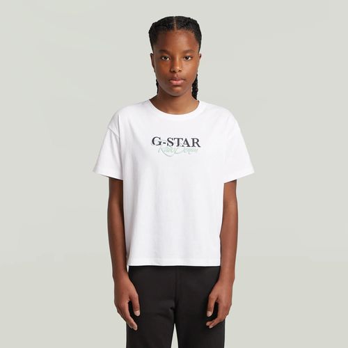 T-Shirt Fille Loose - Blanc - Fille