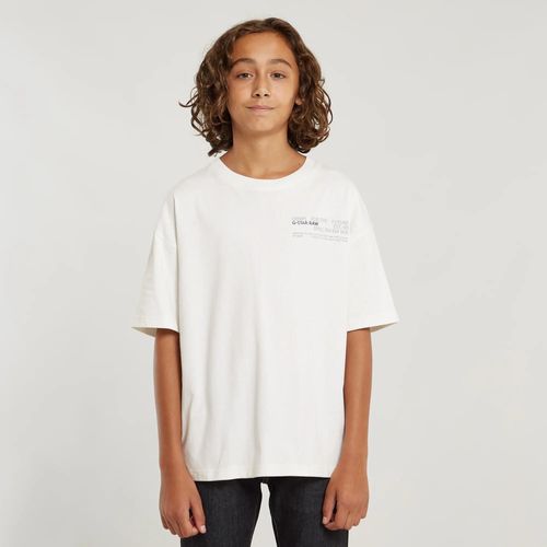 T-Shirt Boxy Pour Garçons - Blanc - Garçon
