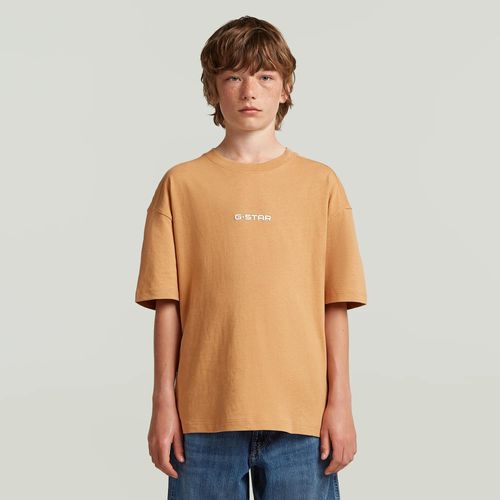 T-Shirt Garçon Boxy Utility - Beige - Garçon