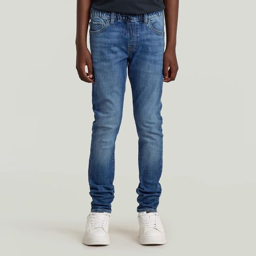 Jean Garçon 3301 Slim Pull-Up - Bleu Moyen - Garçon
