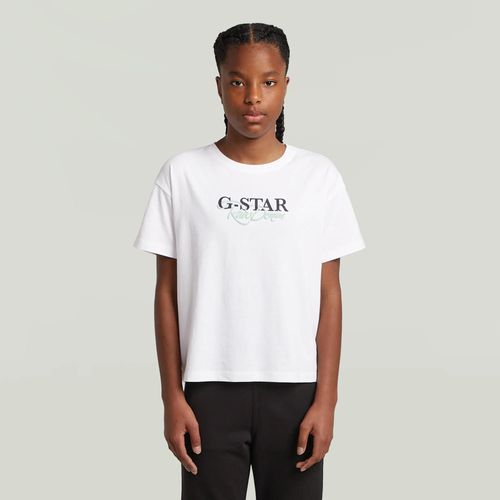 T-Shirt Fille Loose - Blanc - Fille