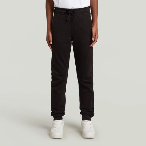 Pantalon Fille Tape Sweat - Noir - Fille