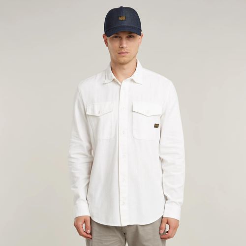 Chemise Marine Slim - Blanc - Hommes