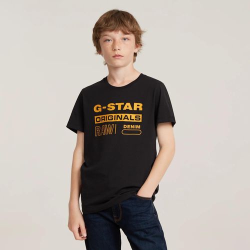 T-Shirt G-Star Originals Pour Garçons - Noir - Garçon
