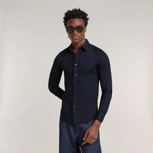 Chemise Uniform Slim - Bleu Foncé - Hommes