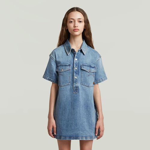 Robe Fille Dress Collar Denim - Bleu Clair - Fille