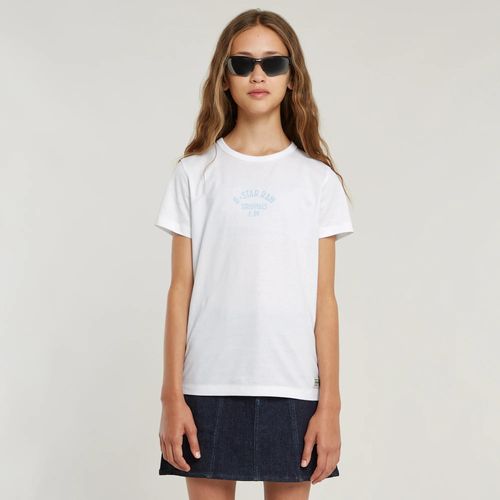 T-Shirt Slim Pour Filles - Blanc - Fille