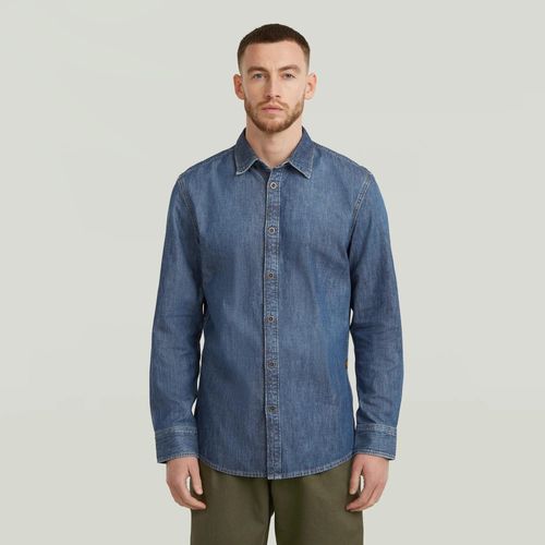 Chemise Clean Slim - Bleu Moyen - Hommes