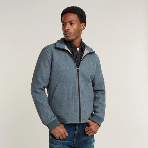 Veste Pratique En Laine - Gris - Hommes