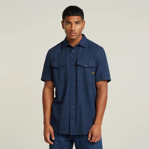 Chemise Marine Slim - Bleu Foncé - Hommes