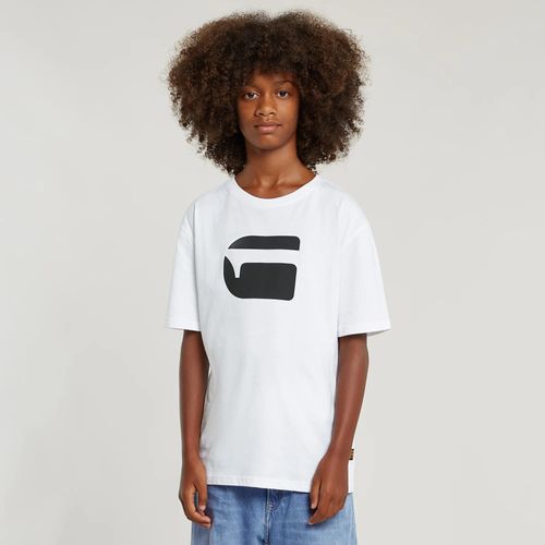 T-Shirt Loose Pour Garçons - Blanc - Garçon