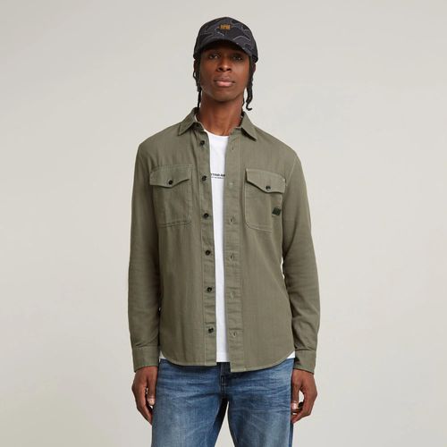 Chemise Marine Slim - Vert - Hommes