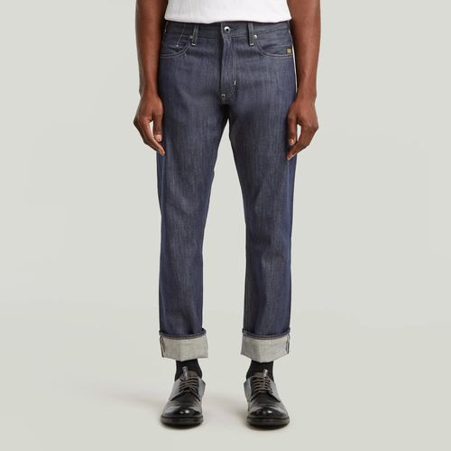 Jean Mosa Straight Selvedge - Bleu Foncé - Hommes
