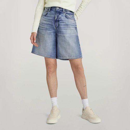 Short Barrel Loose - Bleu Moyen - Femmes