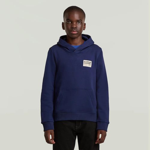 Sweat À Capuche Originals Patch Pour Garçons - Bleu Moyen - Garçon