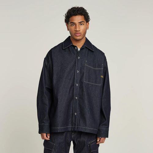 Chemise Boxy Fit - Bleu Foncé - Hommes
