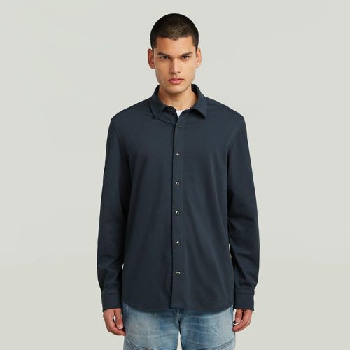 Chemise Marine Jersey - Bleu Foncé - Hommes