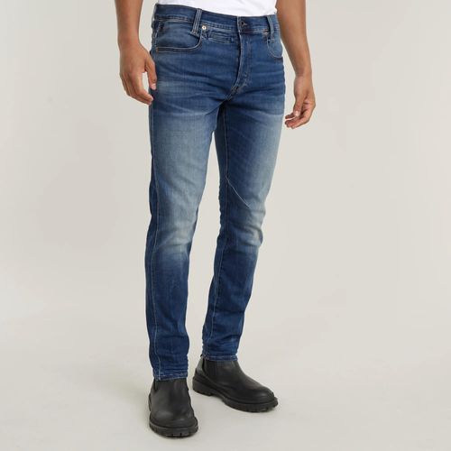 Jean D-Staq 5-Pocket Slim - Bleu Moyen - Hommes
