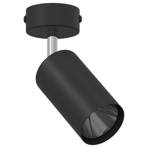 Vidaxl Spot De Plafond 1 Voie Réglable Noir Gu10