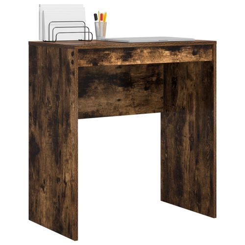 Vidaxl Bureau En Chêne Fumé Chêne Fumé Mdf 70 X 40 X 76 Cm Durable