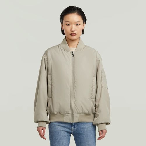 Blouson Bomber Padded - Beige - Femmes