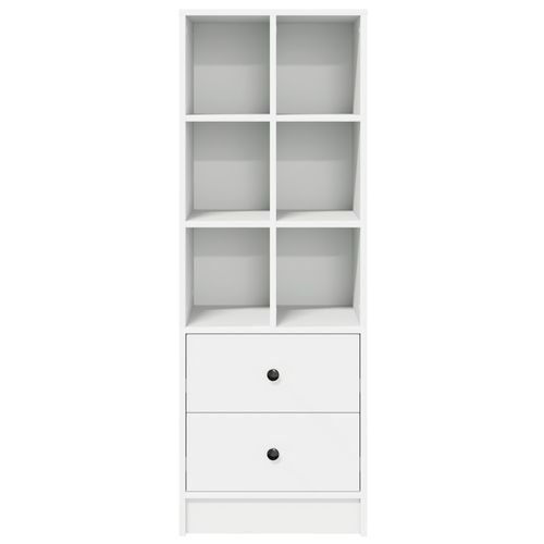 Vidaxl Étagère Blanche Blanc Mdf Standard Étagère Blanche