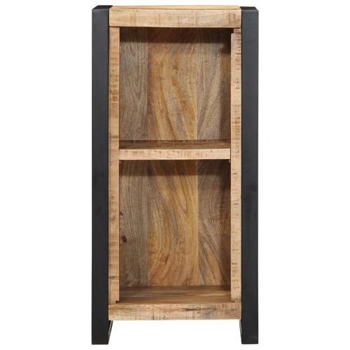 Vidaxl Commode De Nuit 40x30x80 Cm Bois Massif De Manguier Brut